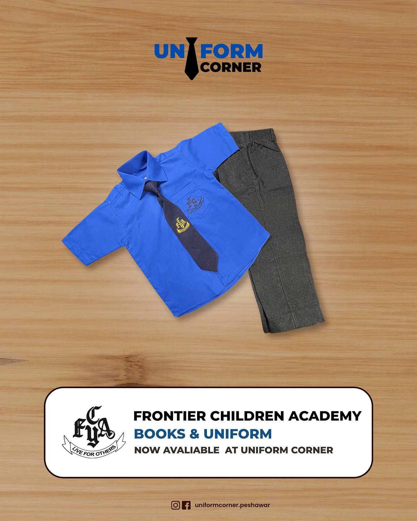 Frontier Childern Acadmy School Shirt